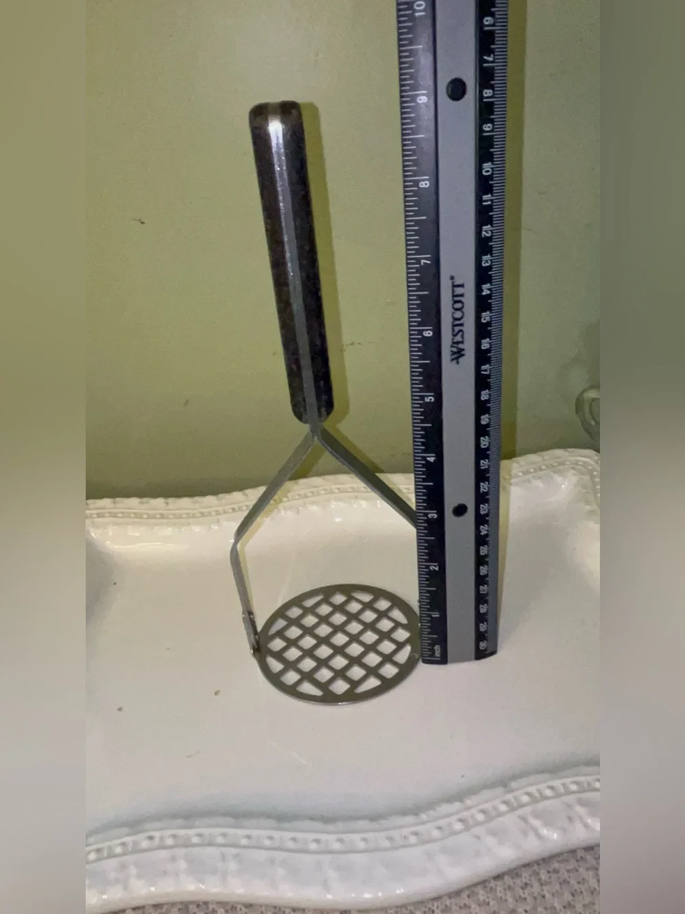 Vintage EKCO Flint Stainless Vanadium potato masher
